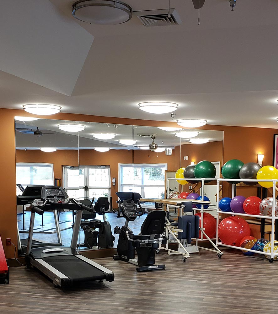 Therapy and rehabilitation gym at Murphy Rehabilitation & Nursing