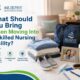 What Should You Bring When Moving Into a Skilled Nursing Facility
